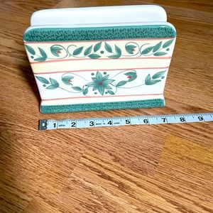Pfaltzgraff porcelain napkin holder